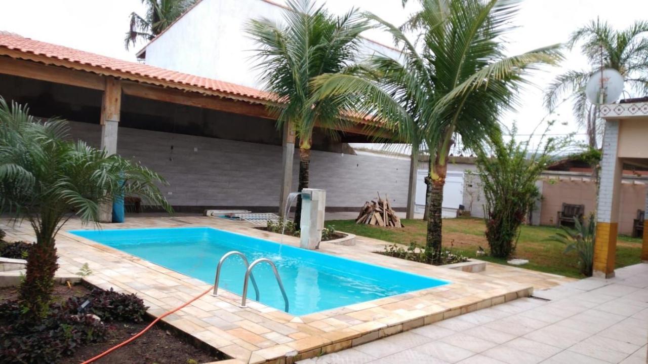 Piscina 6 Quarto 300M Praia Jardim Churrasqueira 16 Pessoas Garagem 3 Carros Monitoramento 24 Horas Mesa De Sinuca Itanhaém Dış mekan fotoğraf